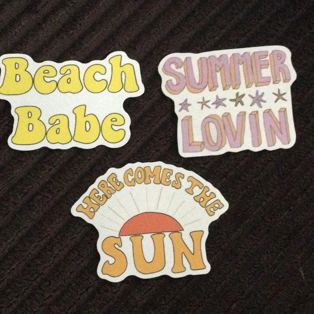3 stickers